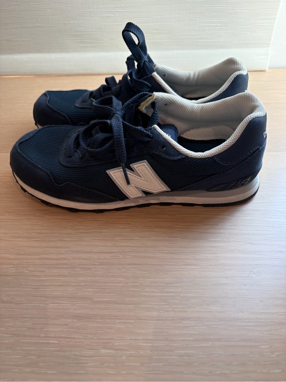 New Balance Kids Navy and White Classic Sneakers